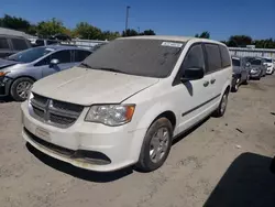 Salvage cars for sale at Sacramento, CA auction: 2013 Dodge Grand Caravan SE