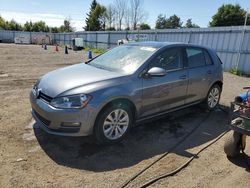 Vehiculos salvage en venta de Copart Ontario Auction, ON: 2017 Volkswagen Golf S