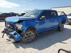 Salvage cars for sale at Kansas City, KS auction: 2015 Ford F150 Supercrew