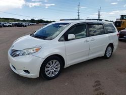 Toyota salvage cars for sale: 2013 Toyota Sienna XLE