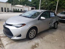 Toyota Corolla l salvage cars for sale: 2018 Toyota Corolla L