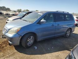 Honda salvage cars for sale: 2007 Honda Odyssey EXL