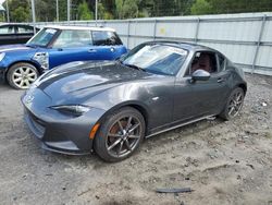 Salvage cars for sale at Savannah, GA auction: 2017 Mazda MX-5 Miata Grand Touring