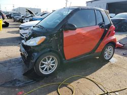 Salvage cars for sale at Chicago Heights, IL auction: 2008 Smart Fortwo Passion