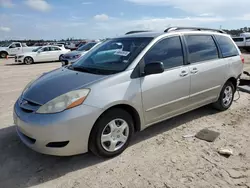 Salvage cars for sale at Houston, TX auction: 2010 Toyota Sienna CE