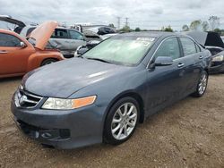 Salvage cars for sale at Elgin, IL auction: 2006 Acura TSX