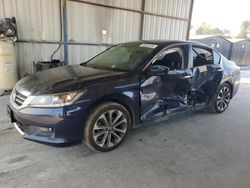 Salvage cars for sale at Cartersville, GA auction: 2015 Honda Accord Sport