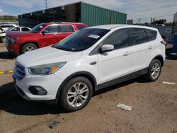 Salvage cars for sale at Colorado Springs, CO auction: 2017 Ford Escape SE