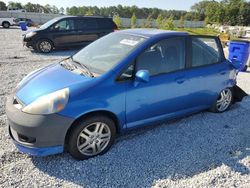 Salvage cars for sale at Fairburn, GA auction: 2007 Honda FIT S