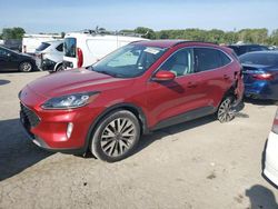 Salvage cars for sale at Bridgeton, MO auction: 2021 Ford Escape Titanium