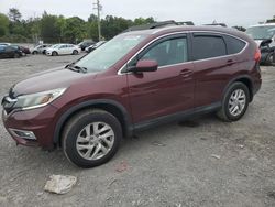 Salvage cars for sale at York Haven, PA auction: 2015 Honda CR-V EX