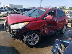 Salvage cars for sale at Chicago Heights, IL auction: 2012 Hyundai Tucson GLS