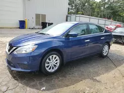 Salvage cars for sale at Austell, GA auction: 2018 Nissan Sentra S