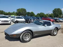 Salvage cars for sale at Des Moines, IA auction: 1978 Chevrolet Corvette