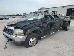 Salvage trucks for sale at Kansas City, KS auction: 2001 Ford F350 Super Duty