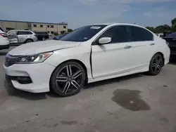 Salvage cars for sale from Copart Wilmer, TX: 2017 Honda Accord Sport