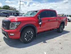 Nissan Titan sv salvage cars for sale: 2021 Nissan Titan SV