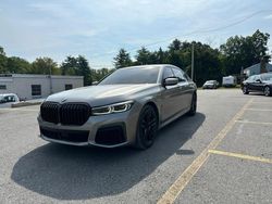 Salvage cars for sale at North Billerica, MA auction: 2022 BMW 750 XI