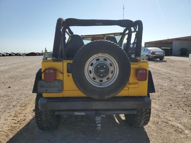 2001 Jeep Wrangler / TJ SE