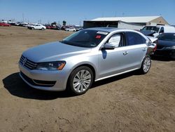 Salvage cars for sale at Brighton, CO auction: 2013 Volkswagen Passat SE