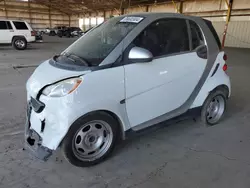 Salvage cars for sale at auction: 2015 Smart Fortwo Pure