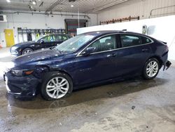 Chevrolet salvage cars for sale: 2016 Chevrolet Malibu LT