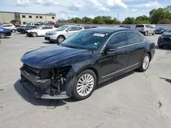 Volkswagen salvage cars for sale: 2016 Volkswagen Passat SE