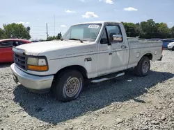 Salvage cars for sale at Mebane, NC auction: 1995 Ford F150