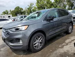 Salvage cars for sale at Bridgeton, MO auction: 2022 Ford Edge SEL