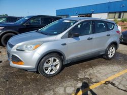 Salvage cars for sale at Woodhaven, MI auction: 2016 Ford Escape S