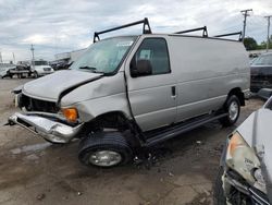 Ford salvage cars for sale: 2003 Ford Econoline E250 Van