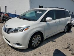 Salvage cars for sale at Farr West, UT auction: 2017 Toyota Sienna XLE