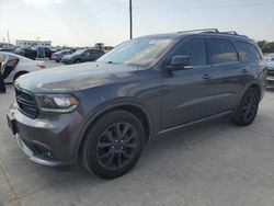 Salvage cars for sale at Grand Prairie, TX auction: 2018 Dodge Durango GT