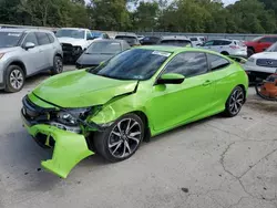 Salvage cars for sale at Ellwood City, PA auction: 2018 Honda Civic SI