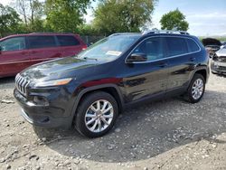 Jeep salvage cars for sale: 2015 Jeep Cherokee Limited