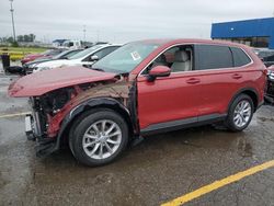 Salvage cars for sale at Woodhaven, MI auction: 2024 Honda CR-V EXL