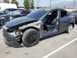 Salvage cars for sale at Rancho Cucamonga, CA auction: 2021 Tesla Model Y