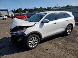 Salvage cars for sale at Pennsburg, PA auction: 2019 KIA Sorento L