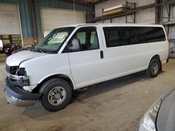 Salvage trucks for sale at Eldridge, IA auction: 2016 Chevrolet Express G3500 LT