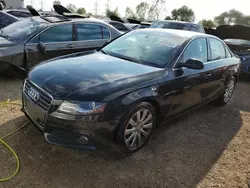 Salvage cars for sale at Elgin, IL auction: 2010 Audi A4 Premium Plus