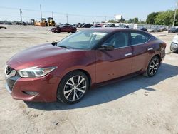 Salvage cars for sale at Oklahoma City, OK auction: 2016 Nissan Maxima 3.5S