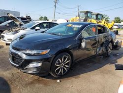 Salvage cars for sale at Chicago Heights, IL auction: 2022 Chevrolet Malibu RS