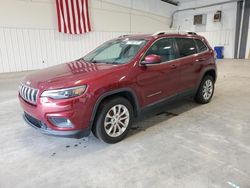 Jeep salvage cars for sale: 2019 Jeep Cherokee Latitude