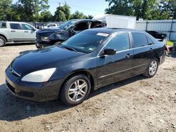 Honda salvage cars for sale: 2007 Honda Accord EX