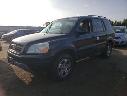 Salvage cars for sale at New Britain, CT auction: 2005 Honda Pilot EXL