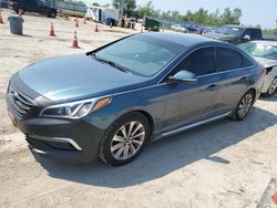 Salvage cars for sale at Pekin, IL auction: 2015 Hyundai Sonata Sport