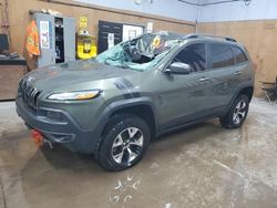 Salvage cars for sale at Kincheloe, MI auction: 2018 Jeep Cherokee Trailhawk