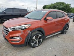 Salvage cars for sale at Oklahoma City, OK auction: 2017 Hyundai Tucson Limited