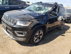 Salvage cars for sale at Elgin, IL auction: 2018 Jeep Compass Limited