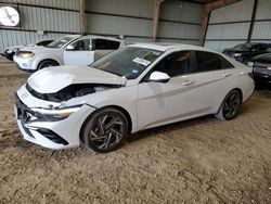 Salvage cars for sale from Copart Houston, TX: 2024 Hyundai Elantra Limited